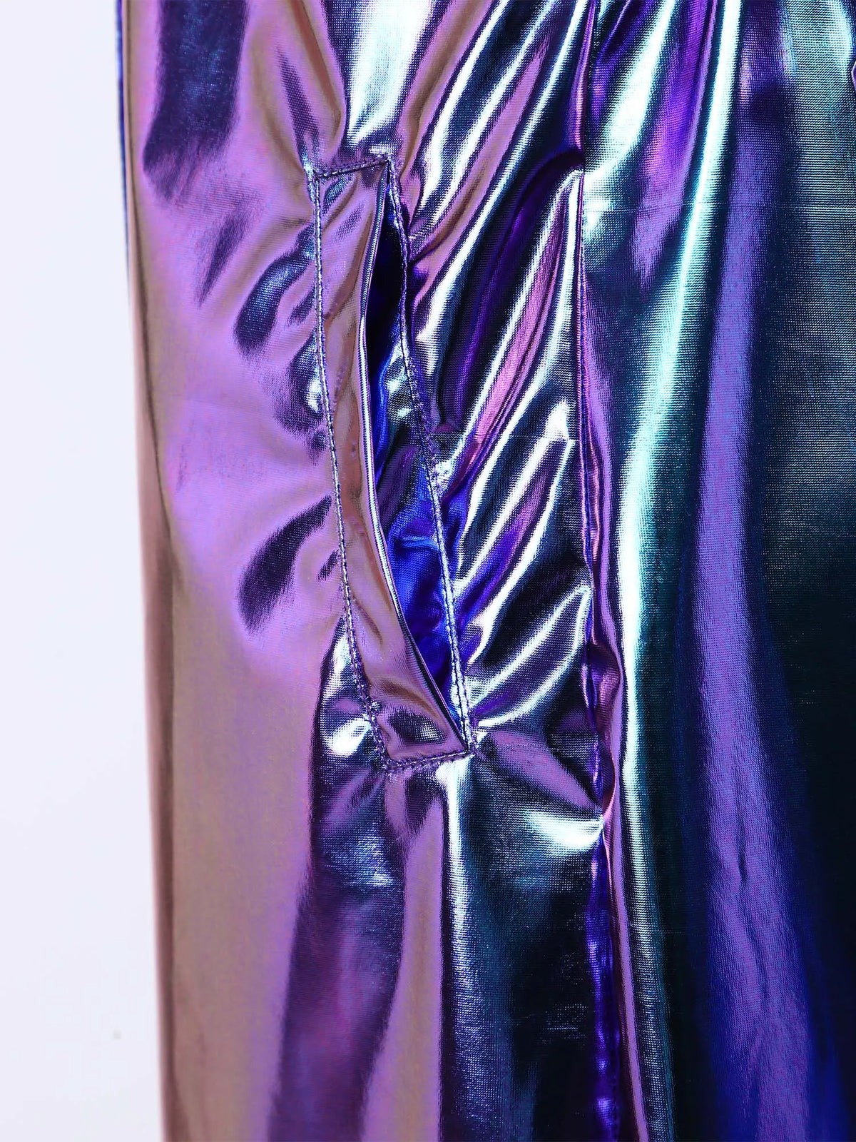 Metallic Longline Vest | Sculpted Shoulders