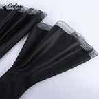 Gothic Hooded Witch Gown | Corset Lace-Up | Bell Sleeve Maxi Dress
