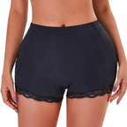 Lace-Trim Padded Butt Lifter | Hip Enhancer Shorts