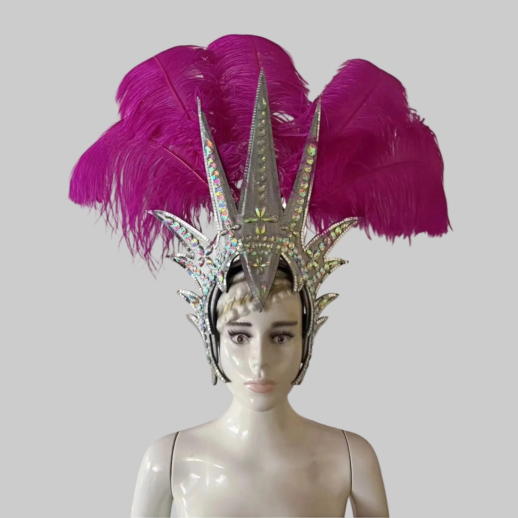 Feather Headdress - Samba Carnival Performance Crown