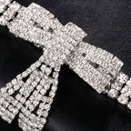 Rhinestone Choker | Bow Pendant