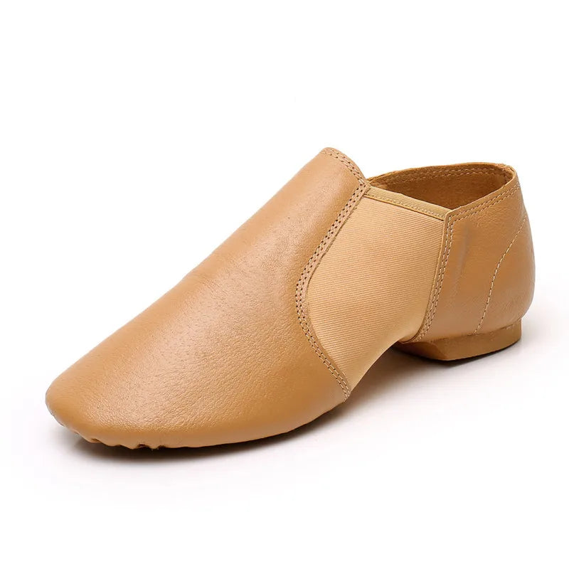 Leather Jazz Dance Shoes | Split Sole