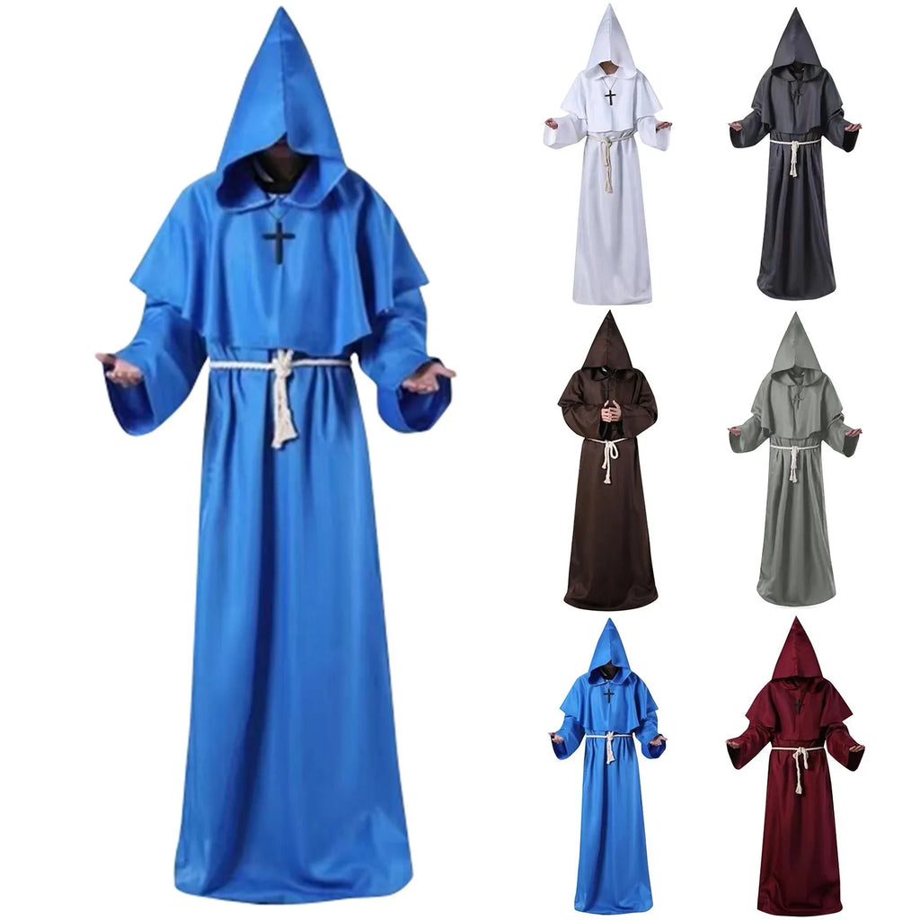 Hooded Monk Robe | Medieval Stagewear