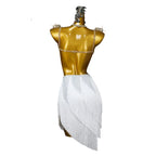 Fringe Crystal Latin Dance Dress with Accessories Set — Competition & Samba
