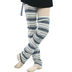 Leg Warmers | Striped Knit | Ballet