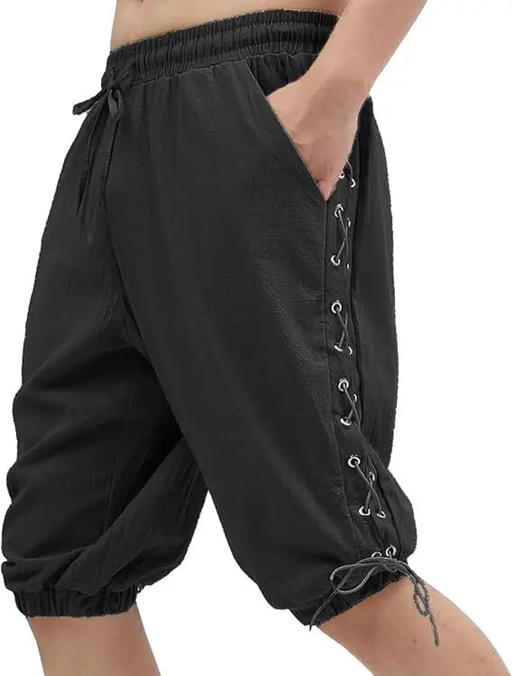 Pirate Costume Breeches | Lace-Up Detail