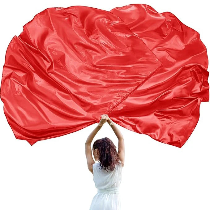 Praise Worship Dance Flags | Set of 2 | Silk Chiffon