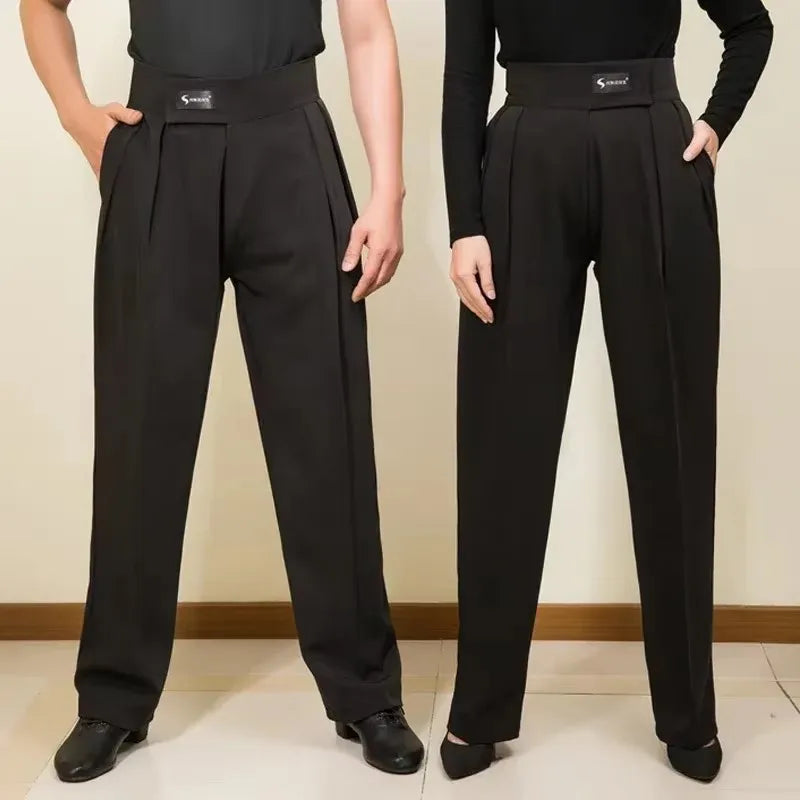 Latin Dance Trousers | High-Waist | Ballroom & Competition | 3 Colors