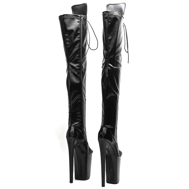 9-Inch Thigh-High Platform Boots