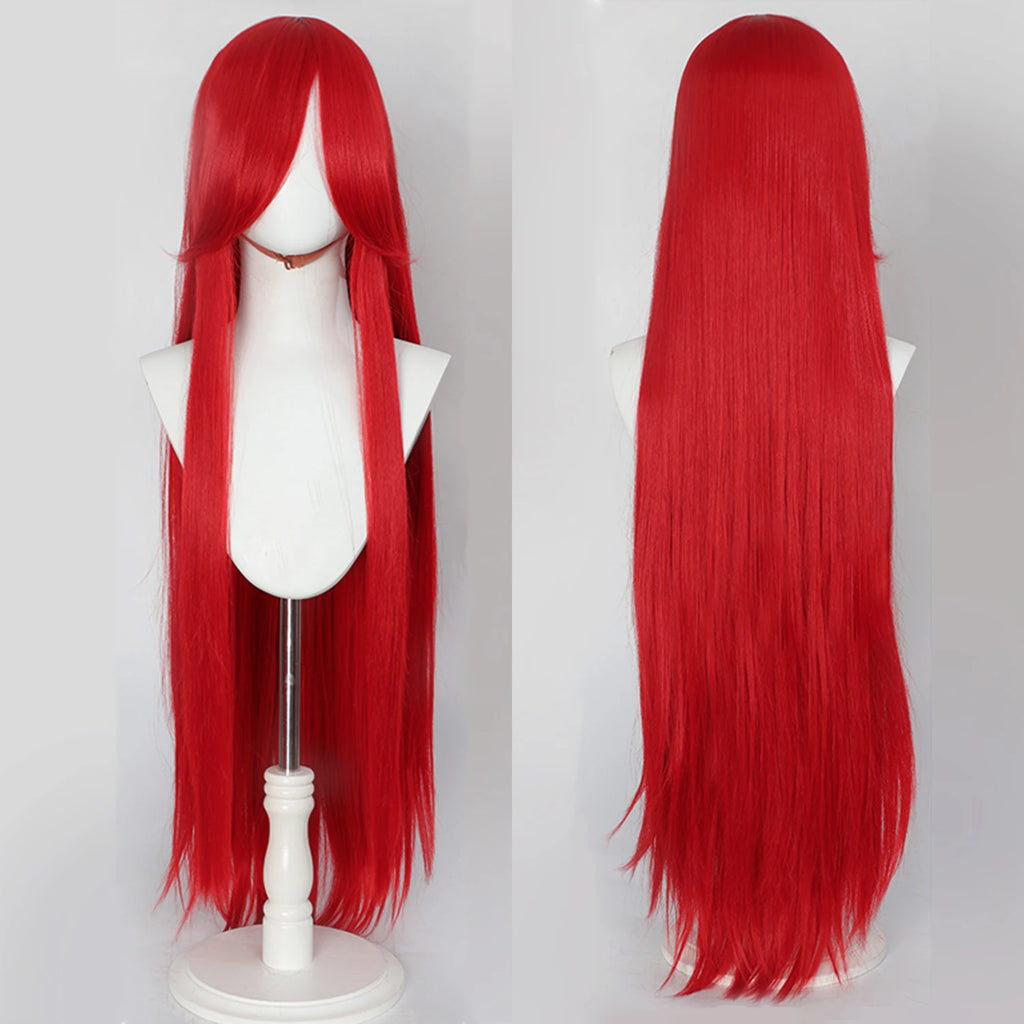 Long Straight Wig | Fringe | 100 cm