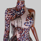 Luxe Rhythm Fringe & Rhinestone Performance Set — Multi‑Color Variants (One Size Fits S–XL)