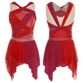 Aurora Rhinestone Ruched Dance Dress