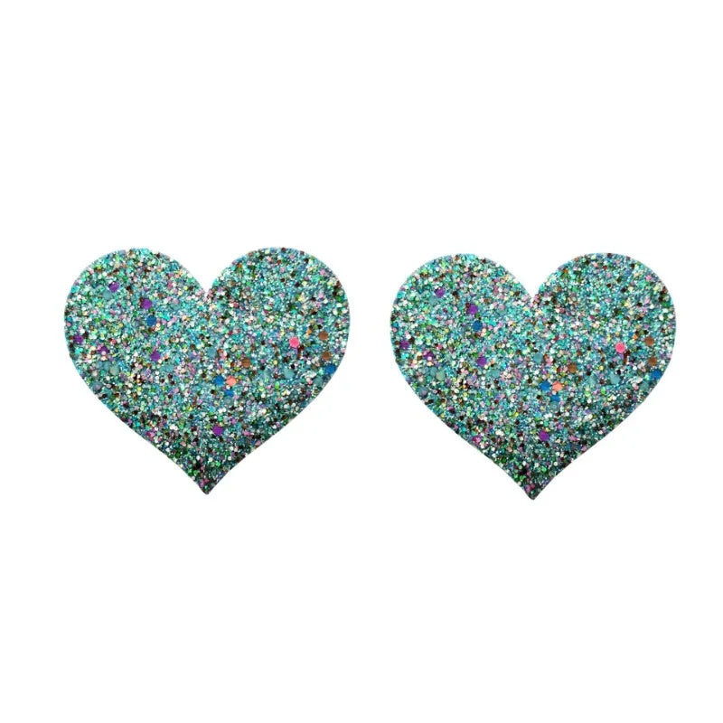 Glow-in-the-Dark Glitter Nipple Pasties | Multi-Shape