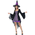 Witch Costume Set | Dress & Hat | 5 Colors | XS-XXXL