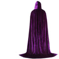Hooded Velvet Costume Cloak
