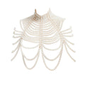 Pearl Shoulder Body Chain | Collar & Shawl