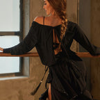 Latin Dance Dress | Rhinestone Costume Set