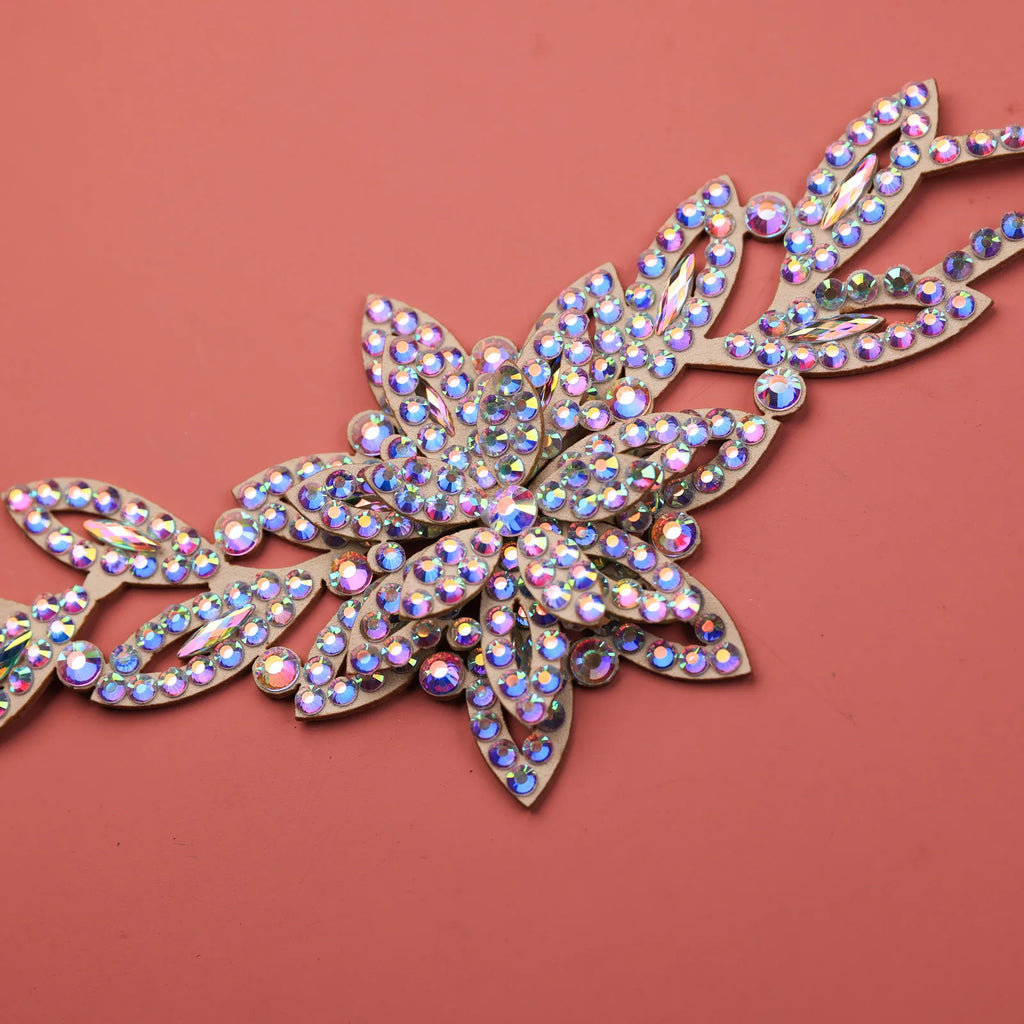 Belly Dance Chain Belt | Rhinestone Floral | Pearl & Alloy | 6 Styles
