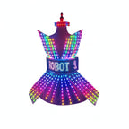 LED Pixel Robot Gogo Dress | Programmable Light Costume