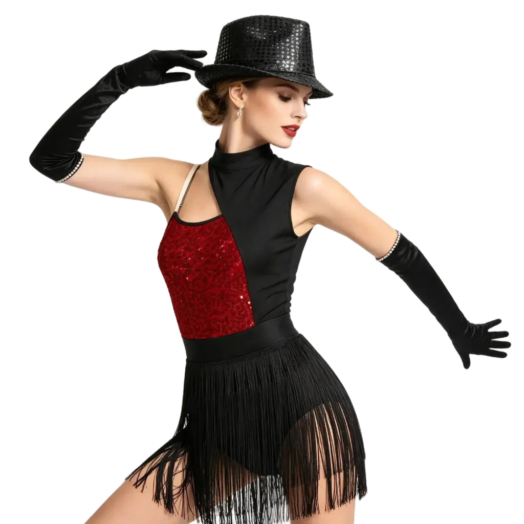 Cabaret Costume Set | Sequin Fringe