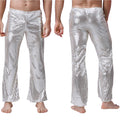 Men's Metallic Flare Pants | Jazz Dance | Shiny Finish