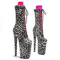 9-Inch Leopard Print Ankle Boots - High Heel Performance Boots
