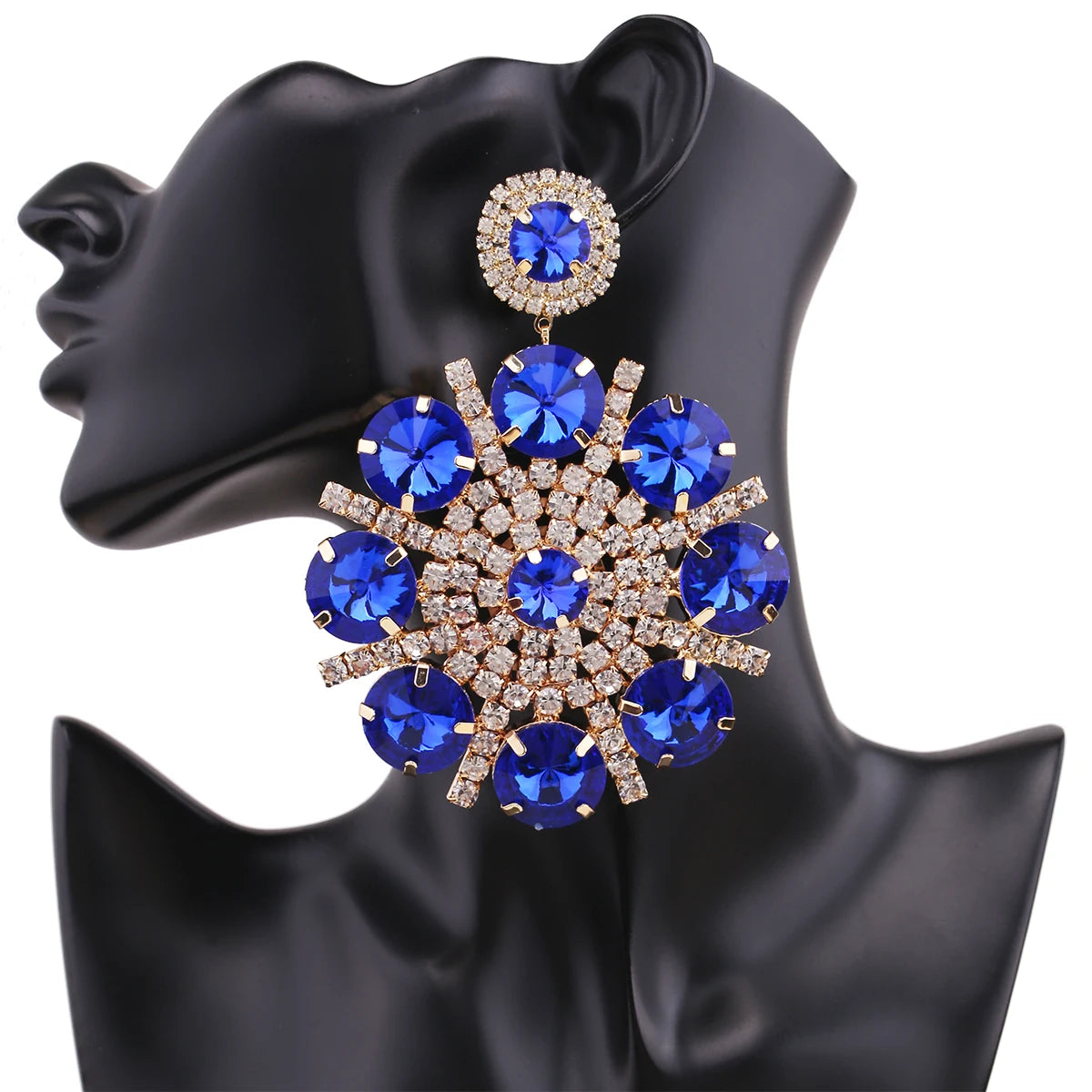 Pearl & Rhinestone Drop Earrings | 7 Colors