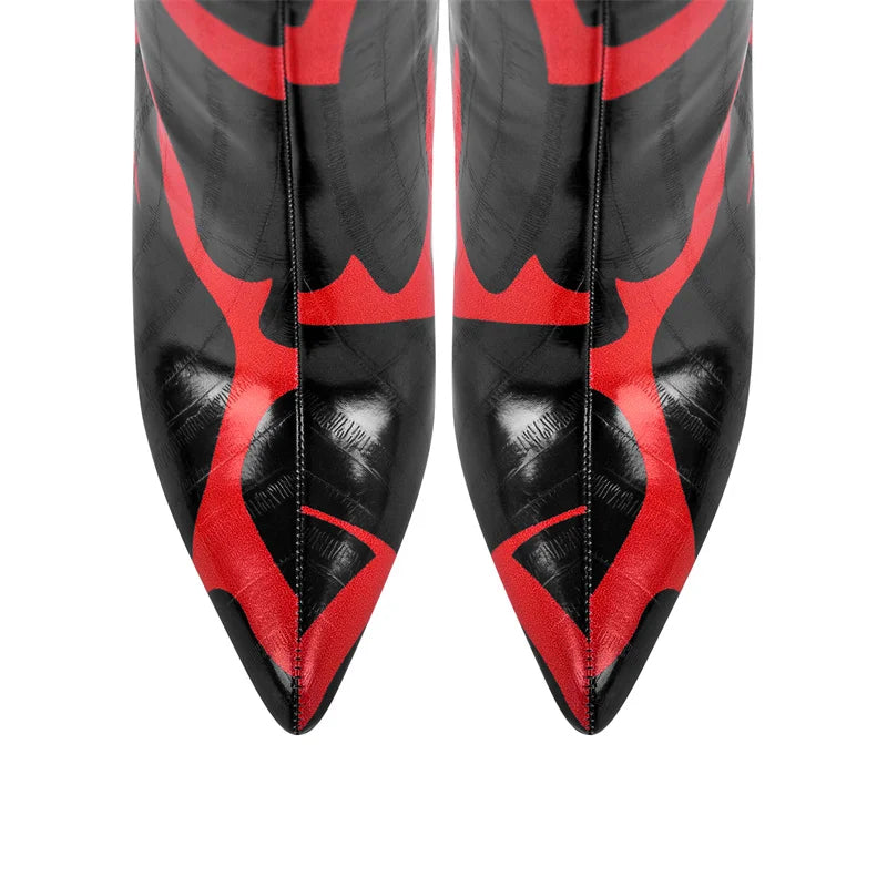 Pointed Over-the-Knee Boots | Stiletto Heel
