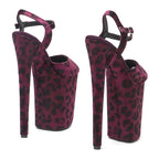 23cm Leopard Platform Sandals - Fashion High Heel Dance Shoes