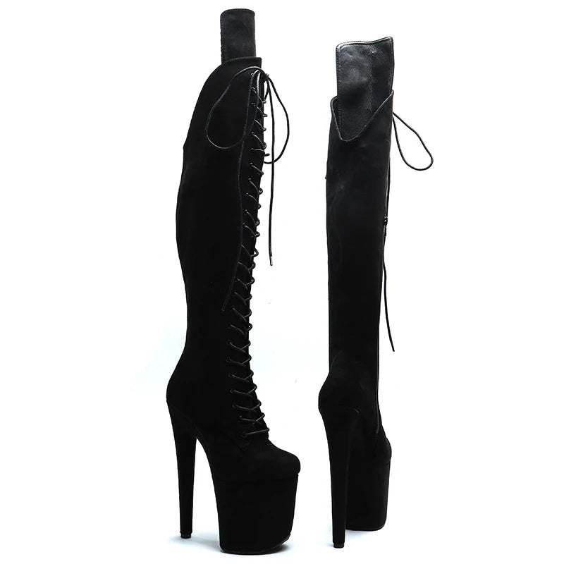 8-Inch Platform Thigh-High Boots - Exotic Dance Boots