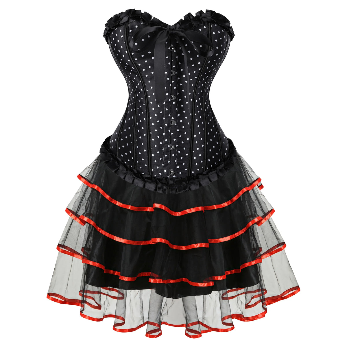 Gothic Overbust Corset | Skirt Options