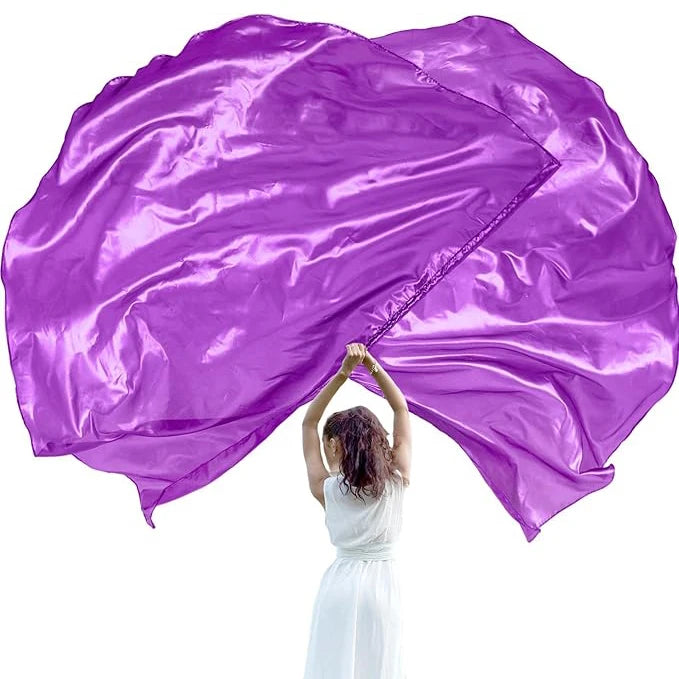 Praise Worship Dance Flags | Set of 2 | Silk Chiffon