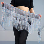 Fringe Shimmy Hip Scarf | Sequin Tassel Belt | Belly Dance