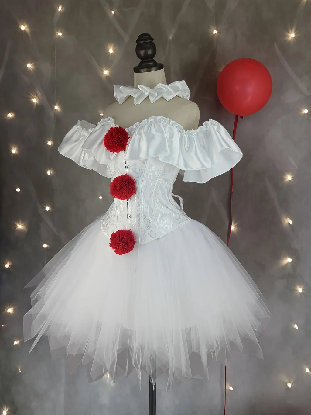 Clown Corset Set | Skirt & Neckpiece