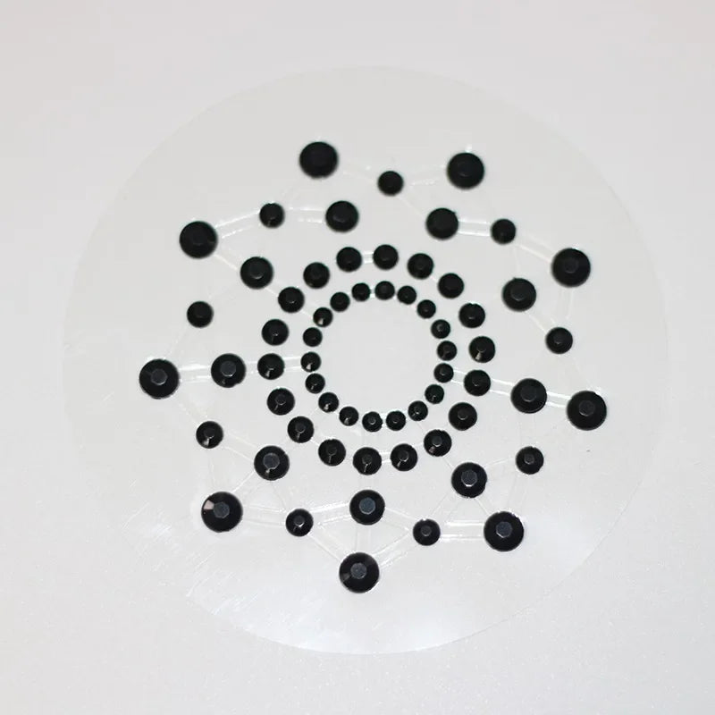 Rhinestone Nipple Covers — Black or White