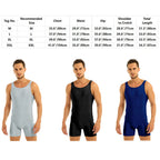 Men's Zip-Front Dance Unitard | Short Sleeve | Ballet Gymnastics Biketard