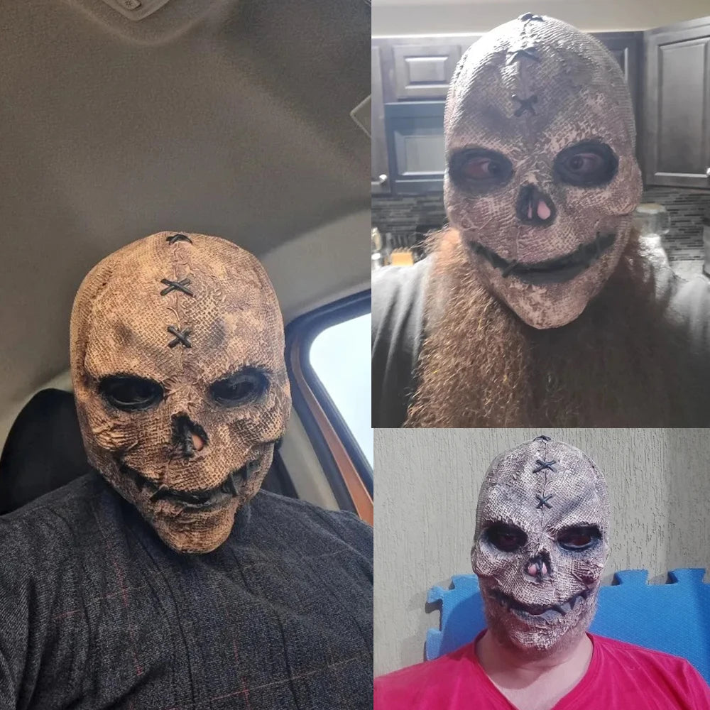 Stitched Skull Mask | Horror Detail