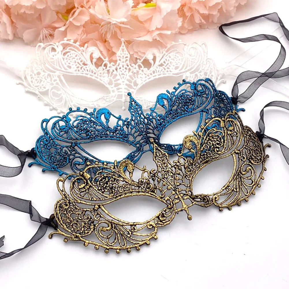 Lace Masquerade Eye Mask | Hollow Filigree | 28 Styles