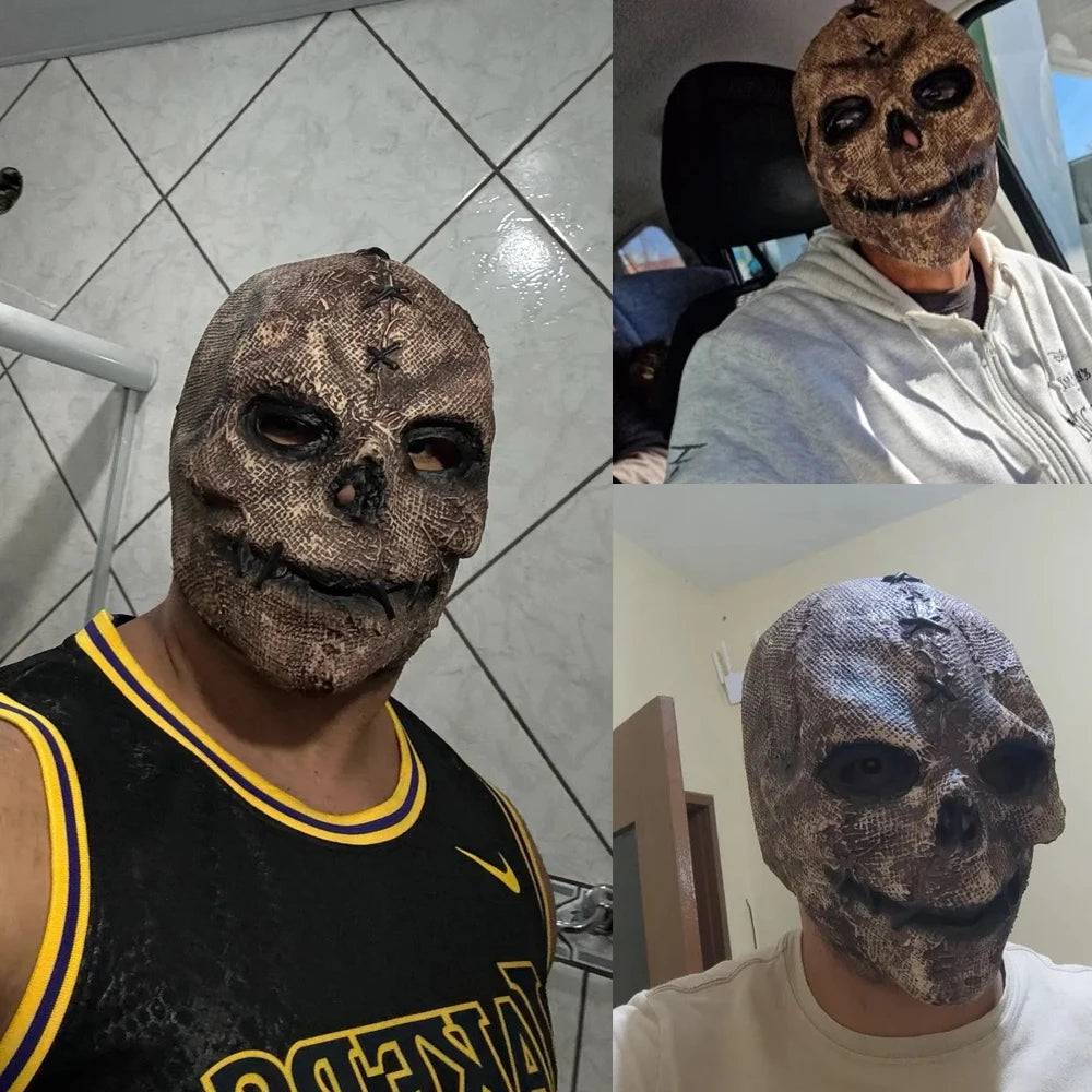 Stitched Skull Mask | Horror Detail