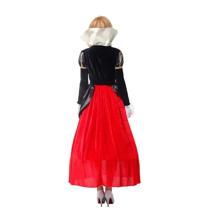 Queen of Hearts Costume | Alice in Wonderland | Royal Cosplay Dress