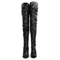 Sequin Over-the-Knee Boots | 11cm Heel