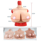 Huge Silicone Breast Forms | Z Cup | Cotton Fill