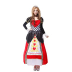 Queen of Hearts Costume | Alice in Wonderland | Royal Cosplay Dress