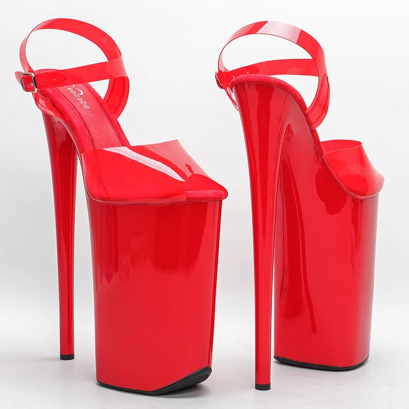 Clear Platform Sandals - 26cm Pole Dance Heels