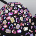 Rhinestone Beaded Bustier Bra Top | Stage & Party
