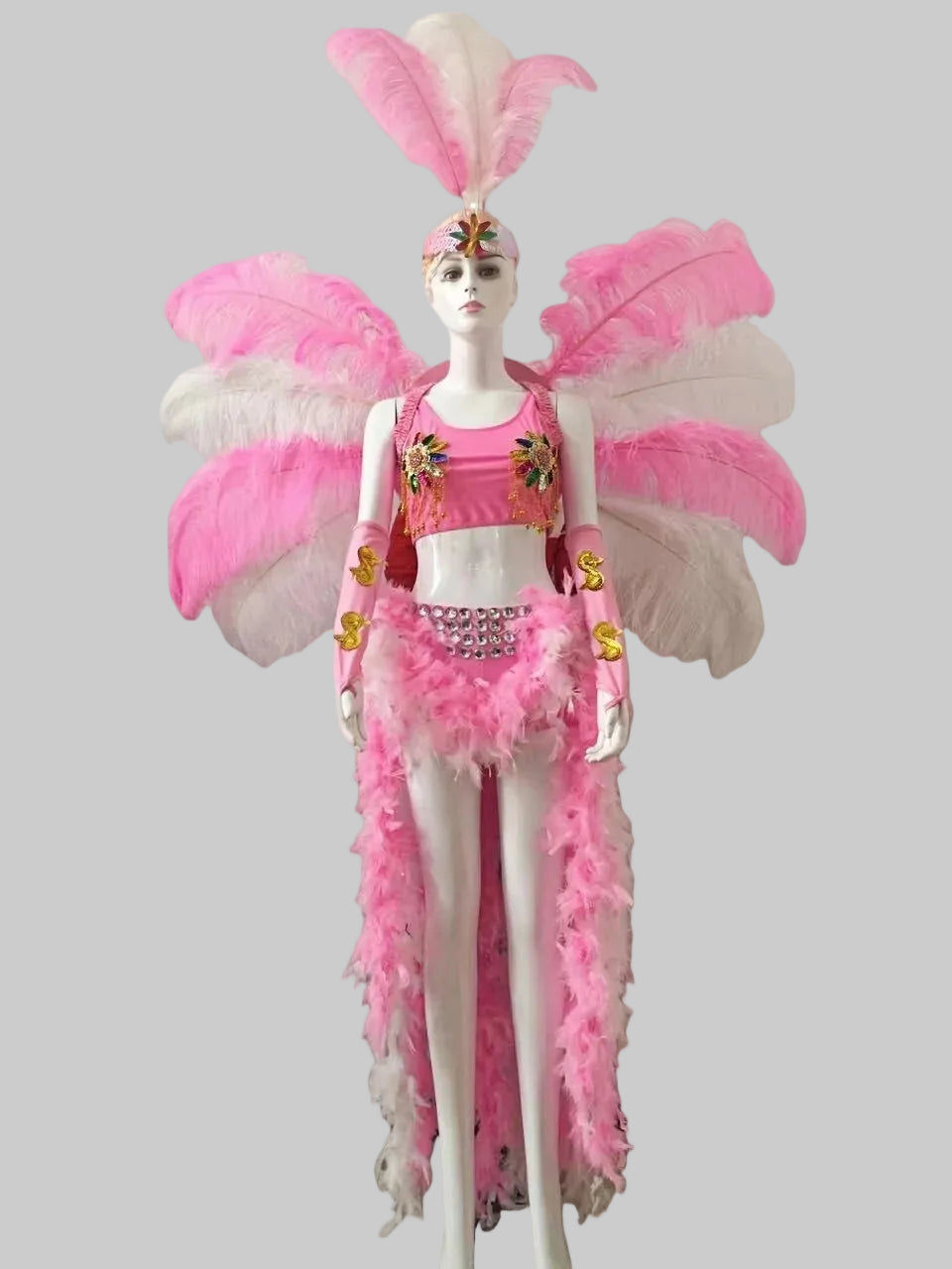 Handcrafted Feather Wings - Stage Performance Costume