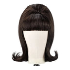 Vintage Short Wavy Wig | Flat Bangs | 14 Inch
