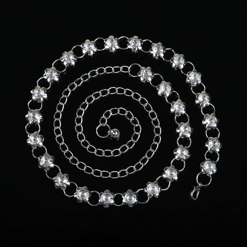 Rhinestone Belly Chain | Hip Chain | Body Jewelry