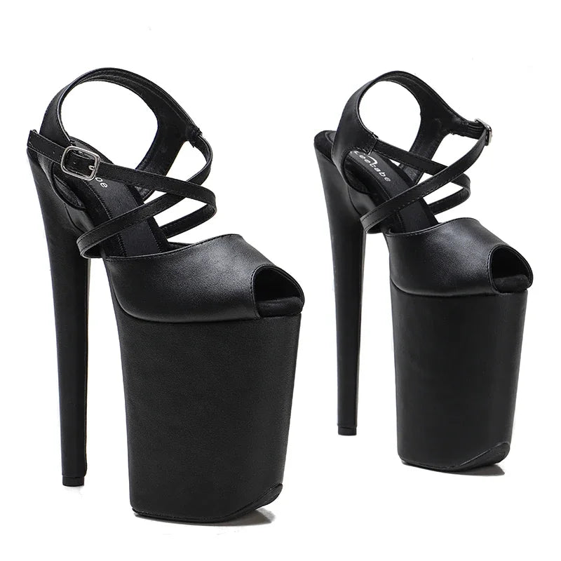 9-Inch Platform Heels - Professional Stage Performance Sandals