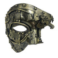 Steampunk Half-Face Mask | Mechanical Detail